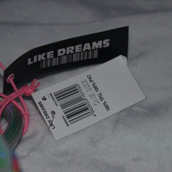 Clear Iridescent Rave Backpack (NWT) - Picture 2 of 6